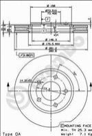 Гальмівний диск BREMBO 09.8977.10