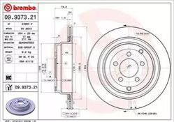 Тормозной диск - (SDB500203 / SDB500202 / SDB500201) BREMBO 09.9373.21