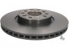 Тормозной диск - (JZW615301H / 5Q0615301F / 5C0615301B) BREMBO 09.9772.11 (фото 1)