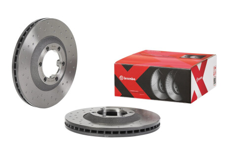 ПЕРЕДНИЙ ГАЛЬМУВАЛЬНИЙ ДИСК 280X27 V XTRA BREMBO 09.B267.1X