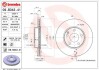 ПЕРЕДНИЙ ГАЛЬМУВАЛЬНИЙ ДИСК 280X25 V BREMBO 09.B343.41 (фото 1)