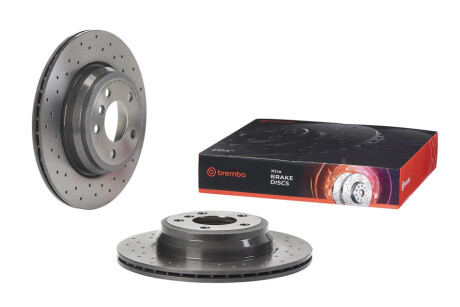 Tarcza ham. tył XTRA BMW (BRILLIANCE) 3 SERIES (F30, F35) 07/12-> / BMW (BRILLIAN BREMBO 09C1171X