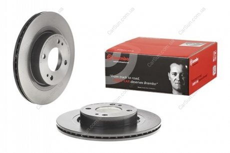 ПЕРЕДНИЙ ГАЛЬМУВАЛЬНИЙ ДИСК 251X17 V BREMBO 09.C927.11