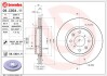 ПЕРЕДНИЙ ГАЛЬМУВАЛЬНИЙ ДИСК 256X22 V BREMBO 09.C934.11 (фото 1)