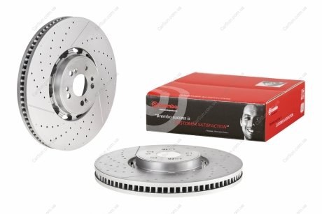 ПЕРЕДНИЙ ГАЛЬМУВАЛЬНИЙ ДИСК 400X38 V 2-Ч BREMBO 09.D601.43