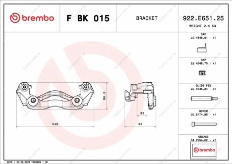 G157NB BREMBO FBK015