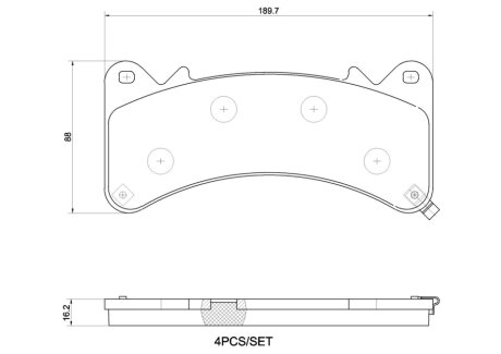 Автозапчастина BREMBO P 10 103