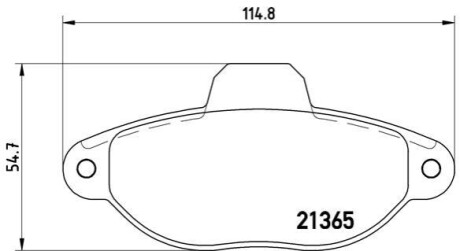 Автозапчастина BREMBO P 23 054 (фото 1)