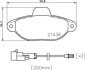 ПЕРЕДНІ ГАЛЬМІВНІ КОЛОДКИ XTRA BREMBO P 24 147X (фото 1)