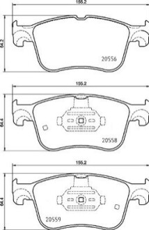 Гальмівні колодки дискові BREMBO P 24 234