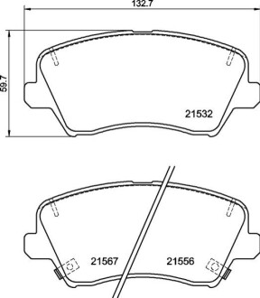 KLOCKI HAMULCOWE PRZOD BREMBO P 30 123