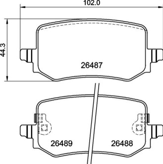 KLOCKI HAMULCOWE TYL BREMBO P 30 139