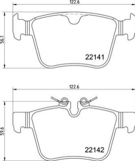 Гальмівні колодки дискові BREMBO P 36 037