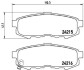 Гальмівні колодки, дискове гальмо (набір) BREMBO P 49 042 (фото 1)