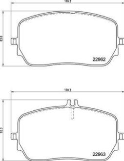 KLOCKI HAMULCOWE PRZOD BREMBO P50 149