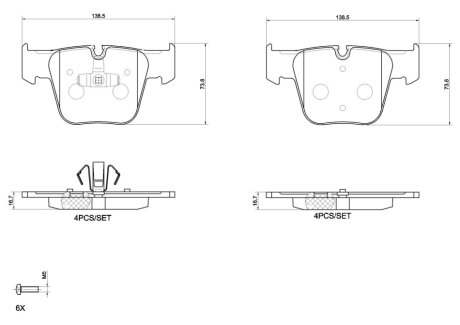 Автозапчастина BREMBO P 50 177