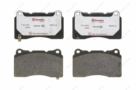 KLOCKI HAMULCOWE XTRA PRZOD BREMBO P 54 039X