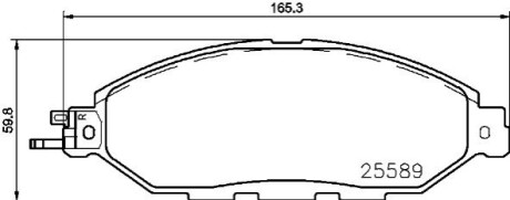 Автозапчастина BREMBO P 56 103 (фото 1)