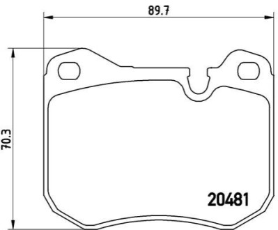 Автозапчасть BREMBO P 65 002 (фото 1)