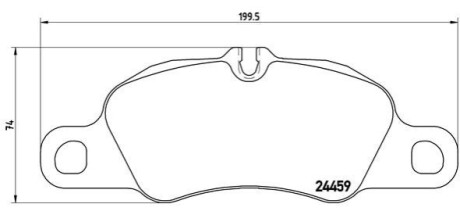 Автозапчасть BREMBO P65 019