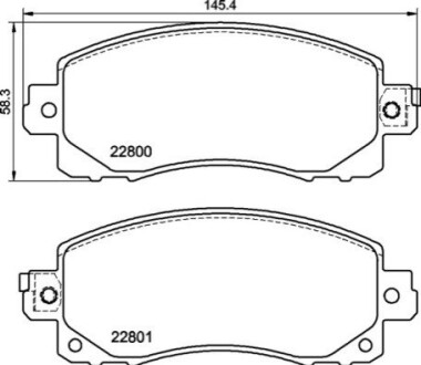 KLOCKI HAMULCOWE PRZOD BREMBO P 78 028