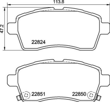 KLOCKI HAMULCOWE PRZOD BREMBO P 79 037