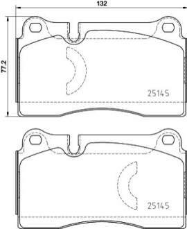 KLOCKI HAMULCOWE PRZOD BREMBO P 85 159