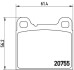 Гальмівні колодки дискові BREMBO P 86 002 (фото 1)