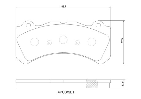 Гальмівні колодки дискові BREMBO P 86 034