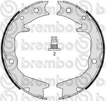 Тормозные колодки барабанные - (MR391631 / MR129856 / MR129855) BREMBO S54519 (фото 1)