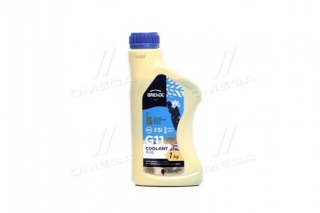 Антифриз BLUE G11 Antifreeze (cиний) 1л - Brexol Antf-020