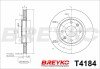 Гальмівний диск BREYKO/VASKO T4184 (фото 5)