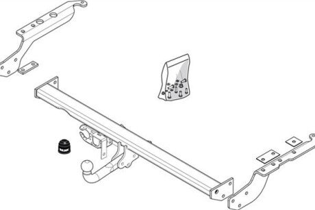 Крюк буксировочный Brink 402300