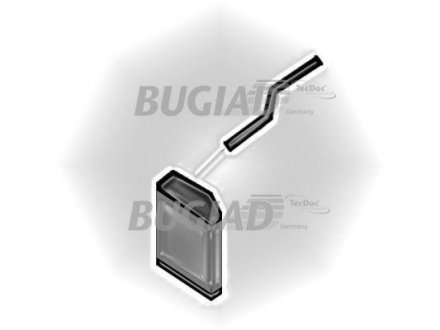 Патрубок системы турбонадува Peugeot 406 2.0D 06.98-10.04 - (0382P4) BUGIAD 88500 (фото 1)