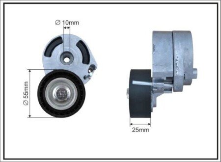 Натяжник пасків приводних Ford/Citroen/Peugeot 1.4/1.6HDi 01- CAFFARO 104600SP