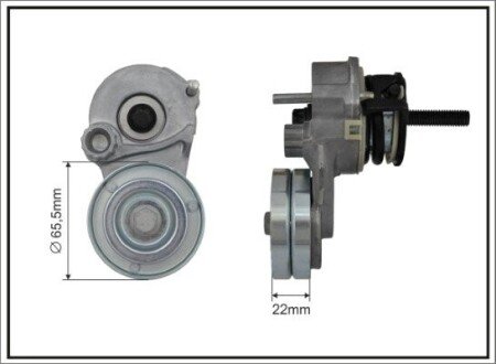 Натяжник паска приводного Chevrolet Cruze// Opel Astra H, J, Corsa D, Vectra C, Zafira B, C 1.6/1.8 03.00- CAFFARO 130400SP