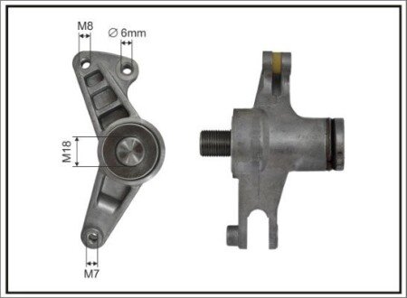 Натяжник паска приводного MB C200D 03-05 CAFFARO 131207SP