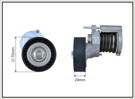 Натяжник паска Audi/Seat/Skoda/Vw 1.9SDI/1.9TDI/2.0TDI 99- CAFFARO 500251SP