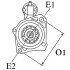 Стартер 12В 2кВт MITSUBISHI/HYUNDAI/KIA/PROTON Colt/Galan/L200/Lancer/Pajero/H1/H100/Persona \'\'80-06 CARGO 110809 (фото 3)