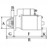 Стартер 12В 2,2кВт HUYNDAI/MITSUBISHI H-1/L200/Pajero \'\'2.5D \'\'95-15 CARGO 111912 (фото 3)