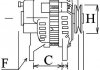 Alternator (14V, 100A) pasuje do: NISSAN PATROL GR V 2.8D 06.97-05.00 CARGO 112359 (фото 2)