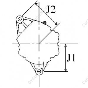 Alternator (14V, 120A) pasuje do: JAGUAR X-TYPE I 2.5/3.0 06.01-12.09 CARGO 115787 (фото 1)
