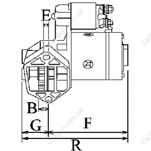 Rozrusznik (12V, 2,5kW) pasuje do: FORD TRANSIT, TRANSIT V363 2.2D 09.11-12.18 CARGO 116065 (фото 1)