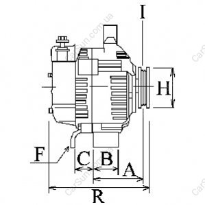 Alternator (14V, 120A) pasuje do: ABARTH 500 / 595 / 695, 500C / 595C / 695C 1.4 08.08- CARGO 116089 (фото 1)
