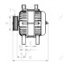 Alternator (14V, 180A) pasuje do: FORD GALAXY III, MONDEO V, S-MAX 2.0D 09.14- CARGO 116595 (фото 4)