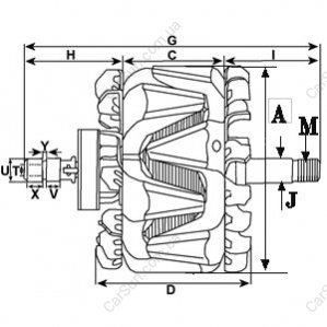 Ротор генератора - CARGO 232766 (фото 1)
