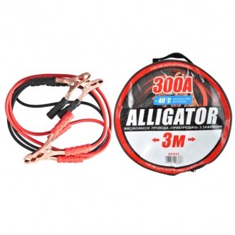 Пусковые провода ALLIGATOR 300A 3м сумка - CarLife BC633
