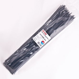 Хомуты пластиковые черные 4.8х450 (100шт)) - CarLife BL4.8x450 (фото 1)