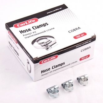 Хомути 06-10,9mm, W1 (50шт.) CarLife HC006-10