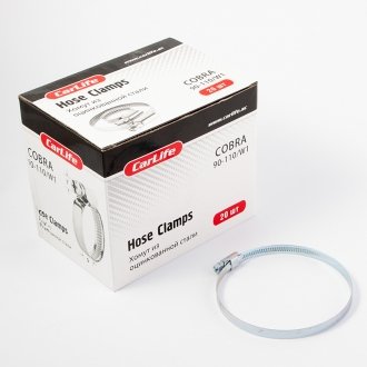 Хомути 90-110,9mm, W1 (20шт.) CarLife HC090-110